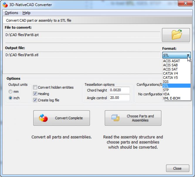 step to stl converter software